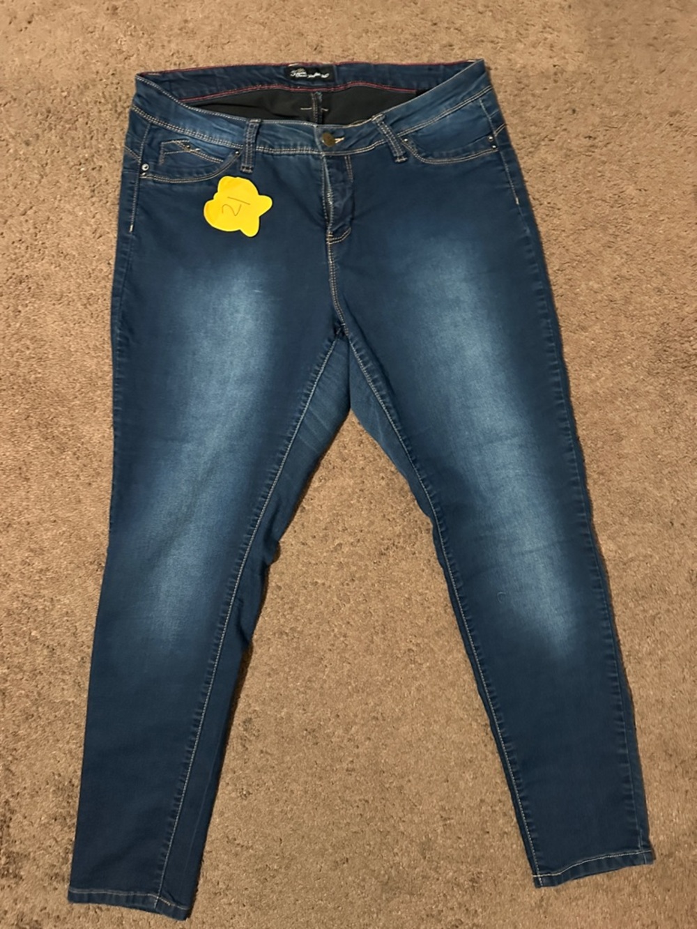 Royalty For Me Women's Skinny Jeans - Dark Blue